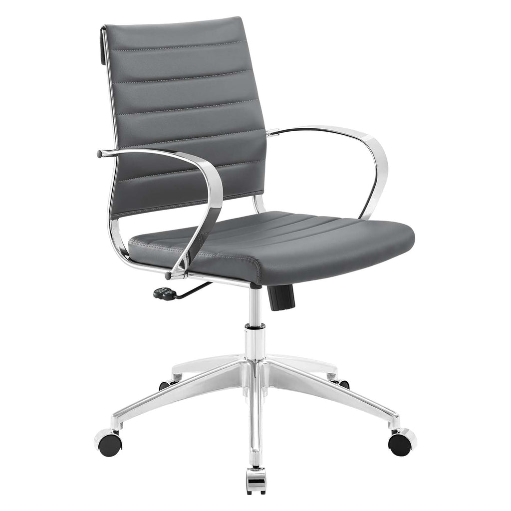 Jive Mid Back Office Chair in Gray-1