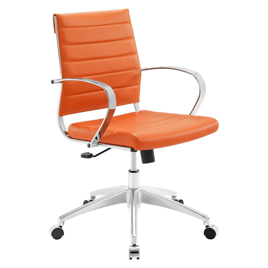 Jive Mid Back Office Chair in Orange-1