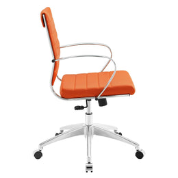 Jive Mid Back Office Chair in Orange-1