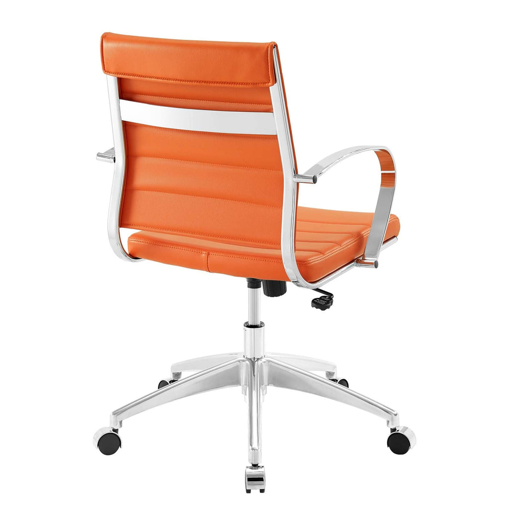 Jive Mid Back Office Chair in Orange-1