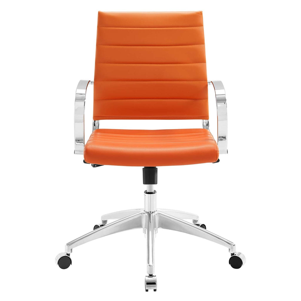 Jive Mid Back Office Chair in Orange-1