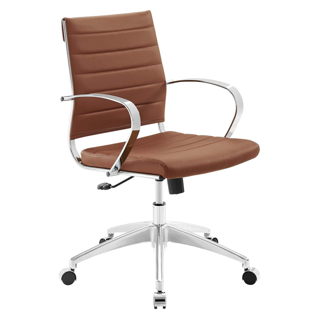 Jive Mid Back Office Chair in Terracotta-1