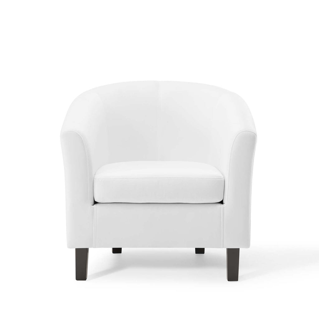 Prospect Performance Velvet Armchair in White