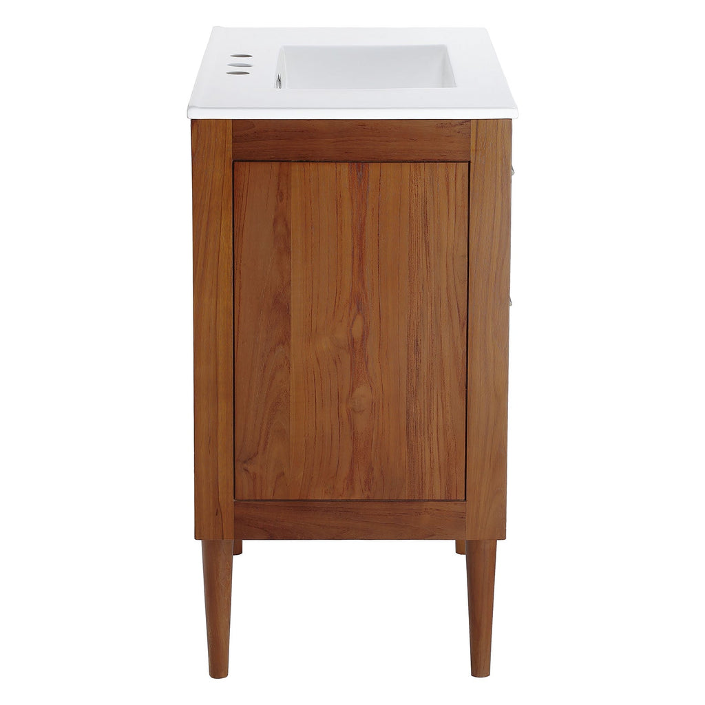 Cassia 36" Bathroom Vanity, Natural White