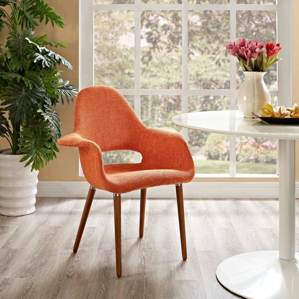 Aegis Dining Armchair in Orange