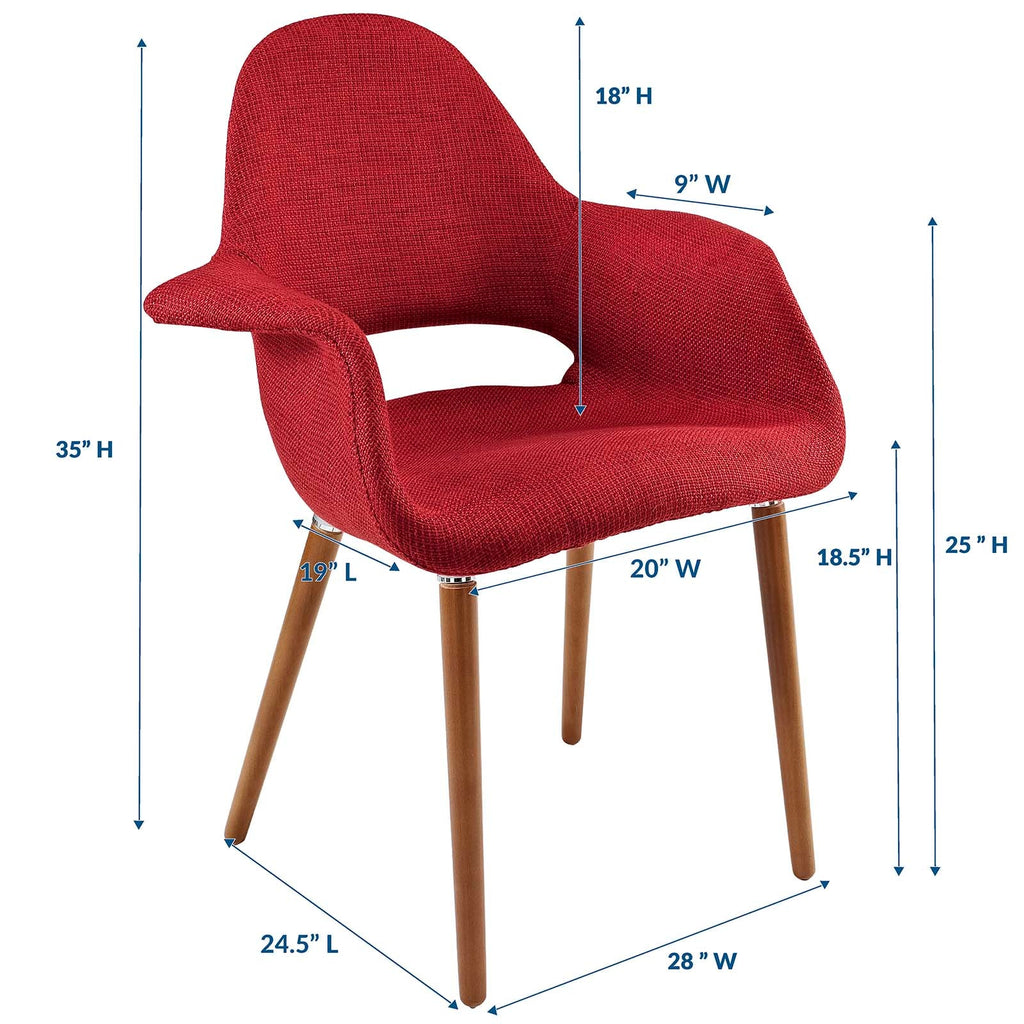 Aegis Dining Armchair in Red