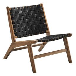 Saorise Wood Accent Lounge Chair