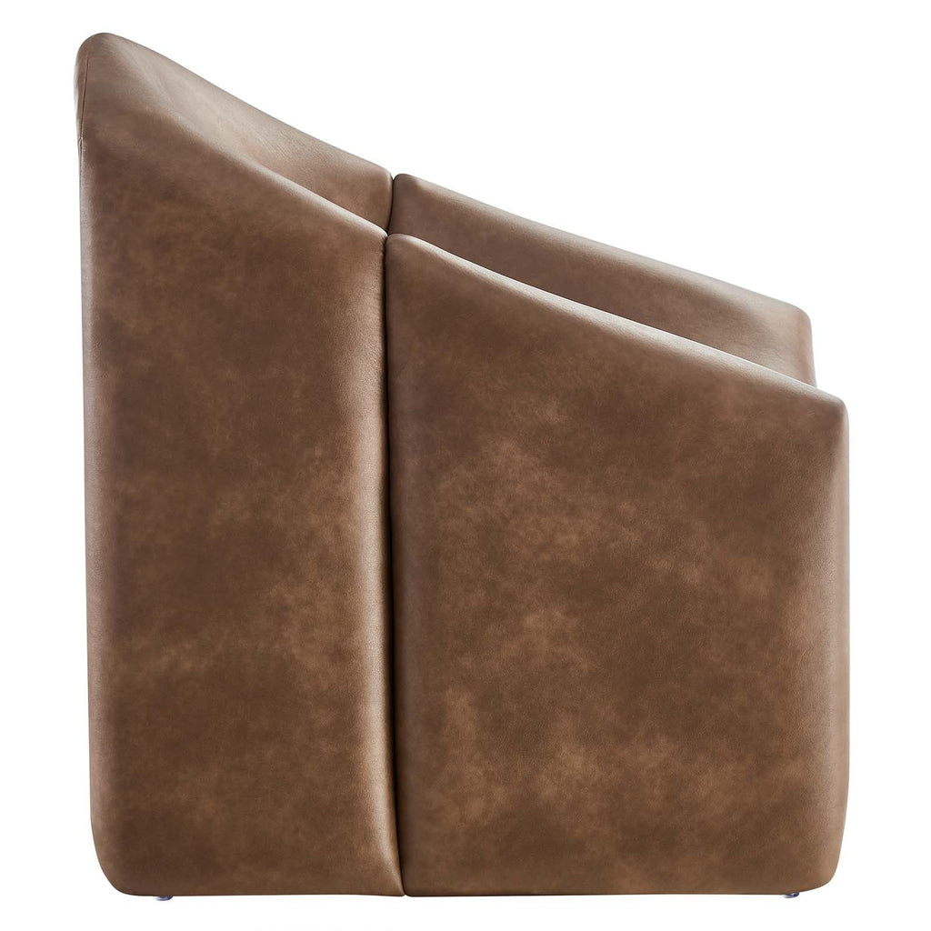 Vivi Vegan Leather Accent Chair