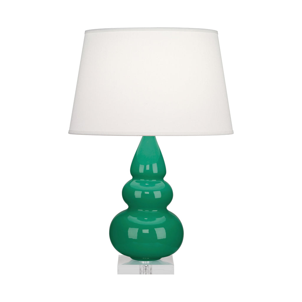 Emerald Small Triple Gourd Accent Lamp-Style Number EG33X