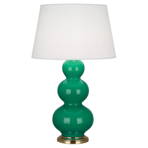 Emerald Triple Gourd Table Lamp-Style Number EG40X