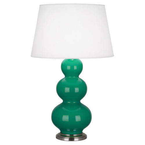 Emerald Triple Gourd Table Lamp-Style Number EG42X