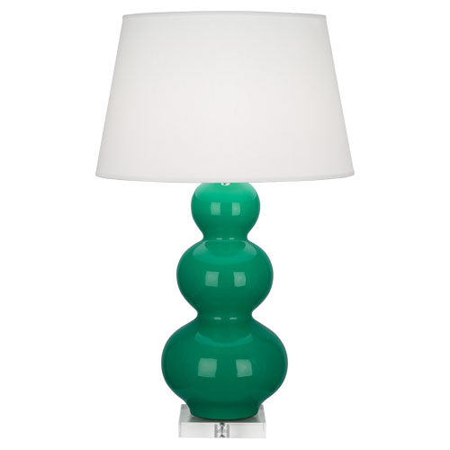 Emerald Triple Gourd Table Lamp-Style Number EG43X