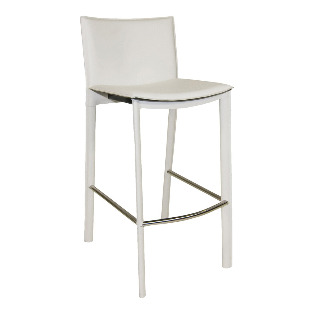 Panca Counter Stool, White