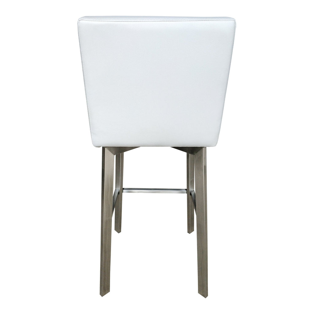 Giro Swivel Barstool, White