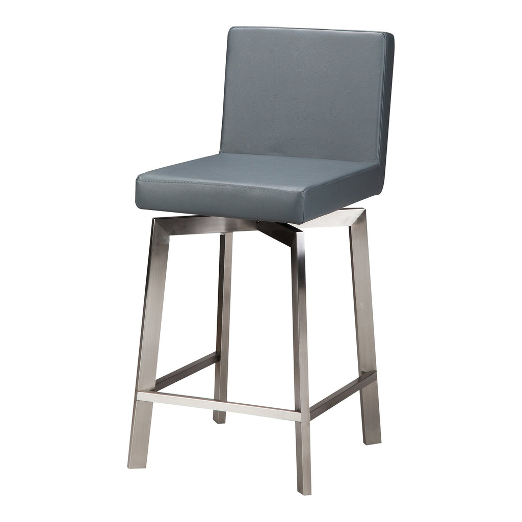 Giro Swivel Counter Stool, Grey