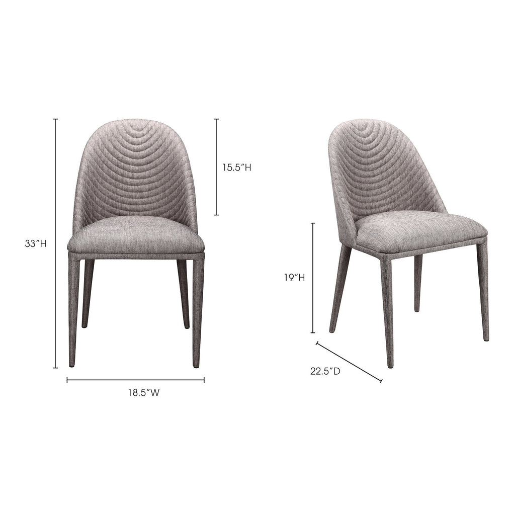 Libby Dining Chair, Grey, Set of 2