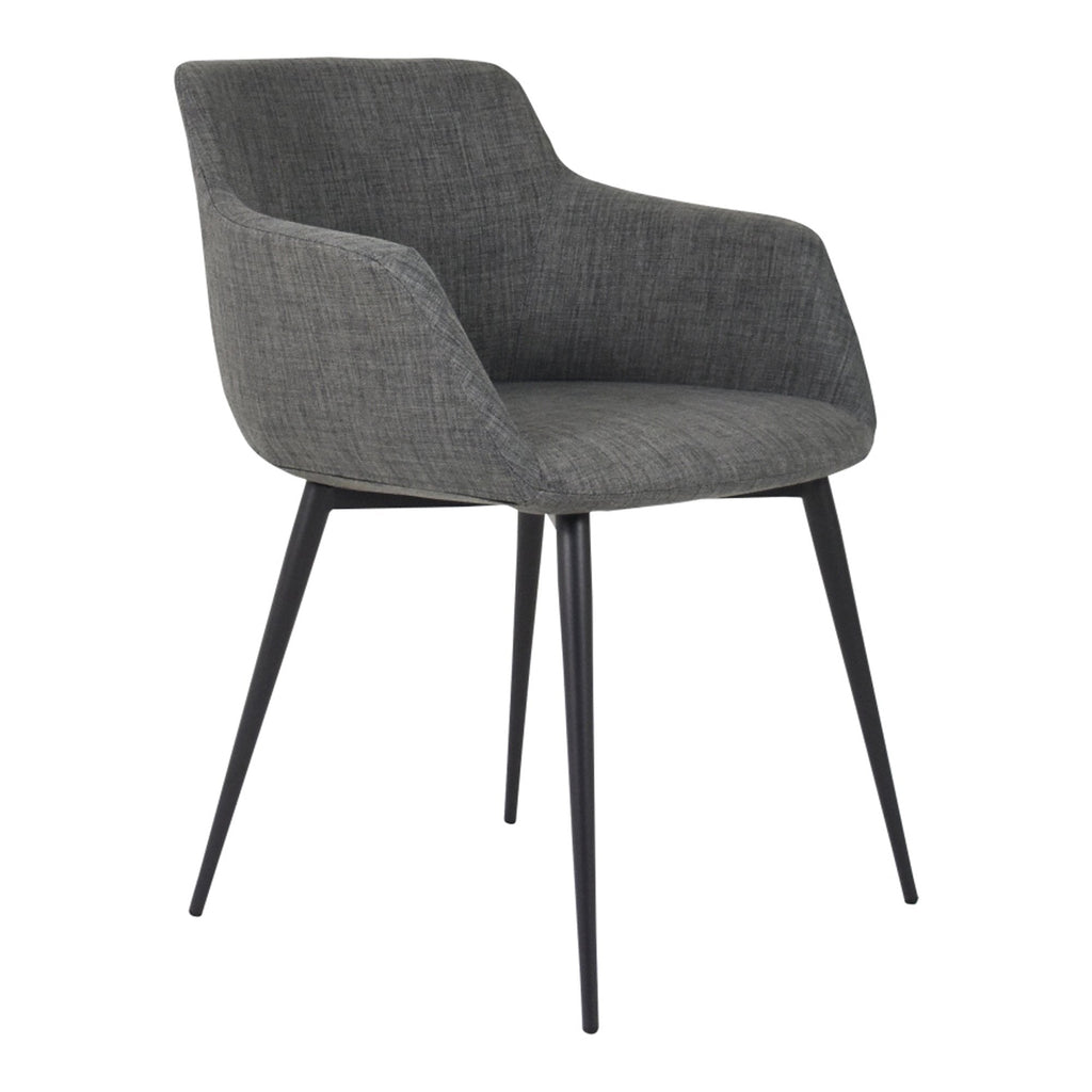 Ronda Armchair, Grey, Set of 2