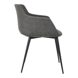 Ronda Armchair, Grey, Set of 2