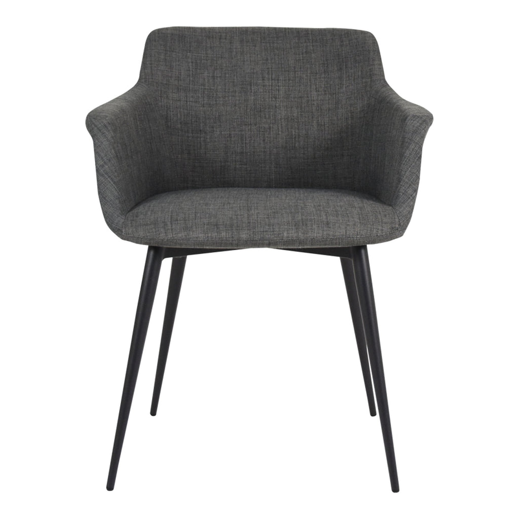 Ronda Armchair, Grey, Set of 2