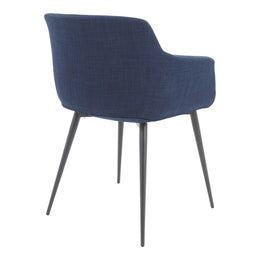 Ronda Armchair, Blue, Set of 2