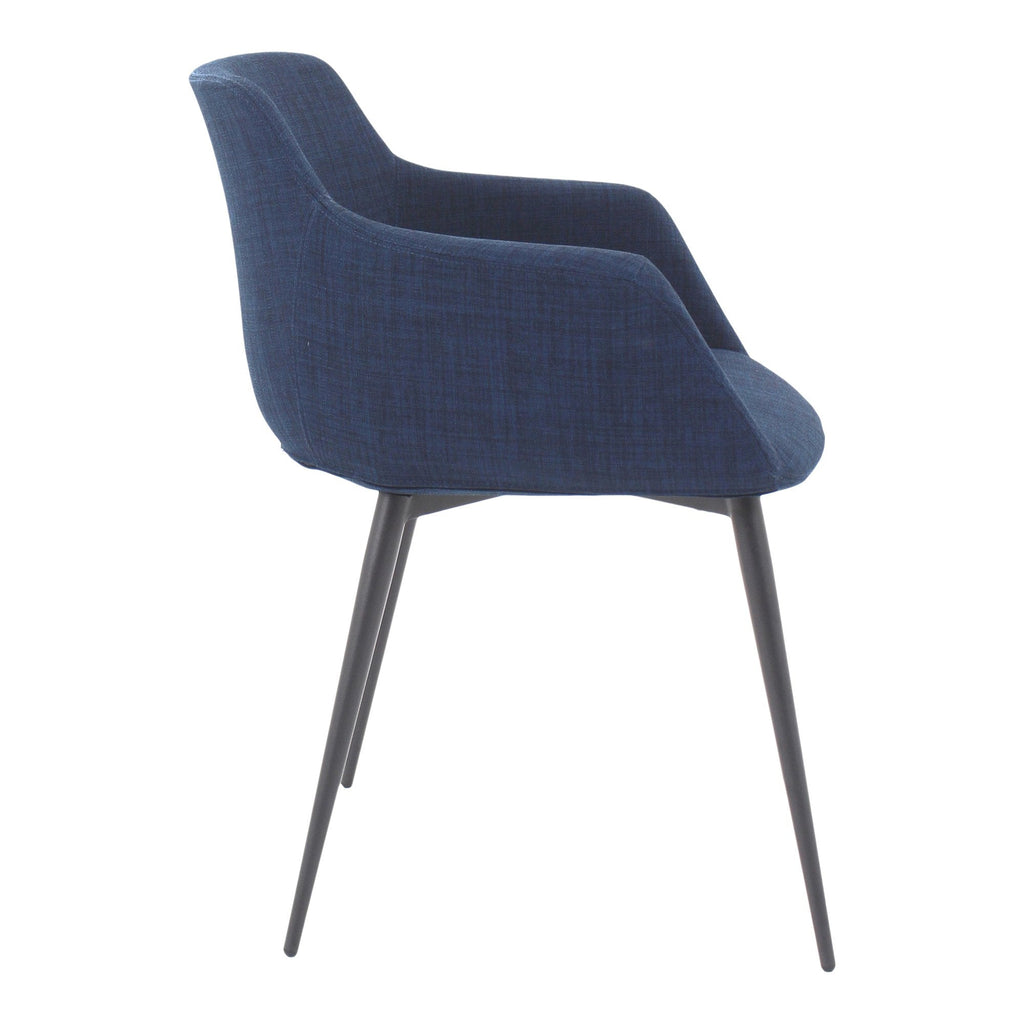 Ronda Armchair, Blue, Set of 2