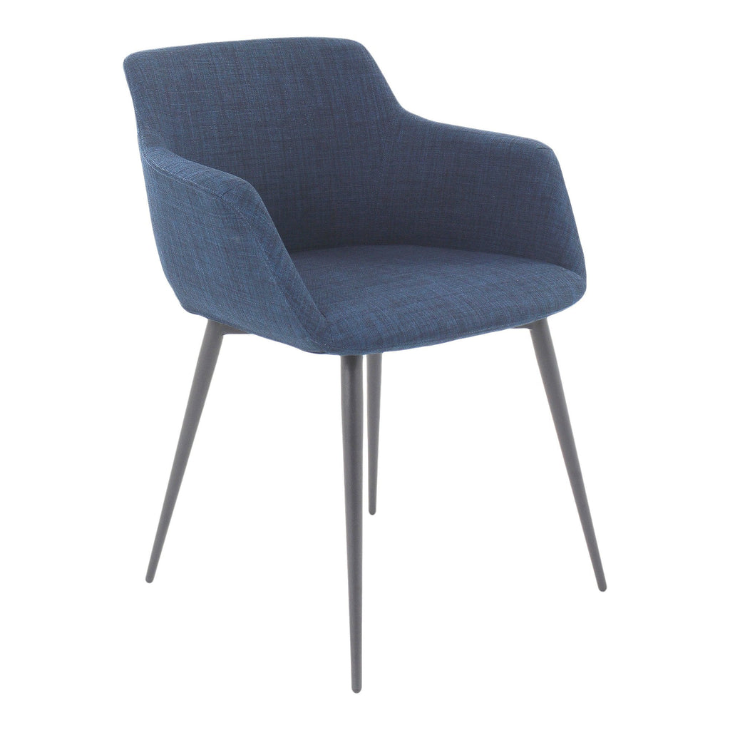 Ronda Armchair, Blue, Set of 2