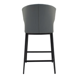 Delaney Counter Stool, Grey