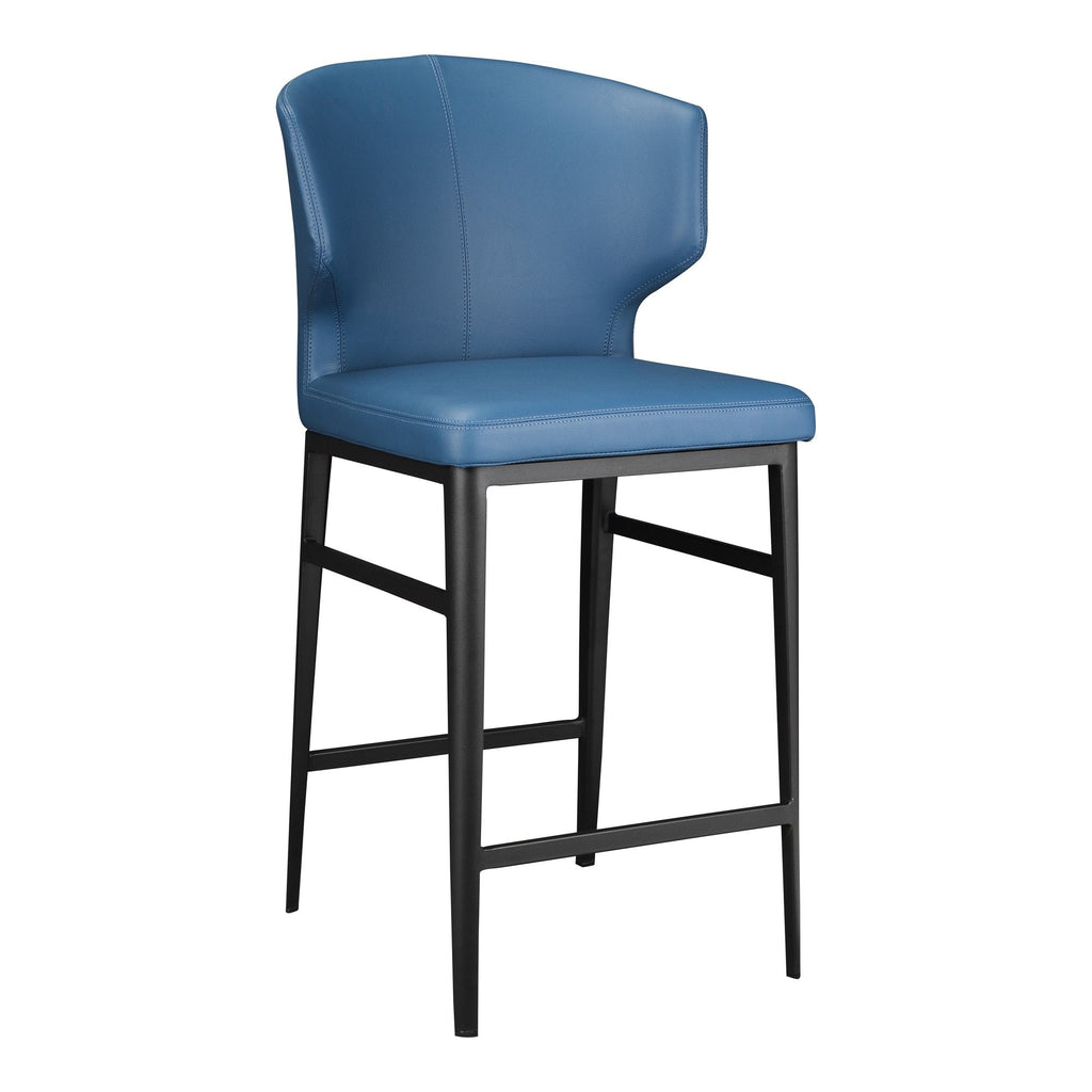 Delaney Counter Stool, Blue