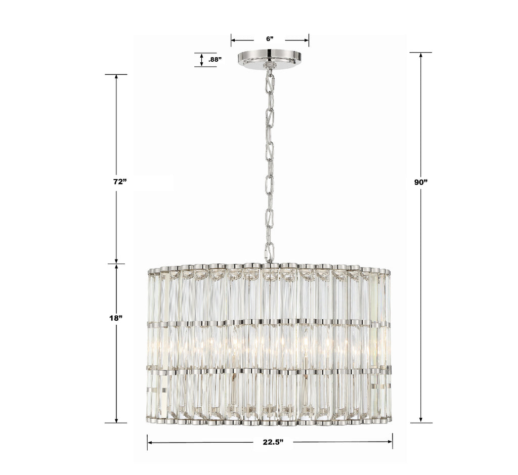 Libby Langdon Elliot 6 Light Chandelier