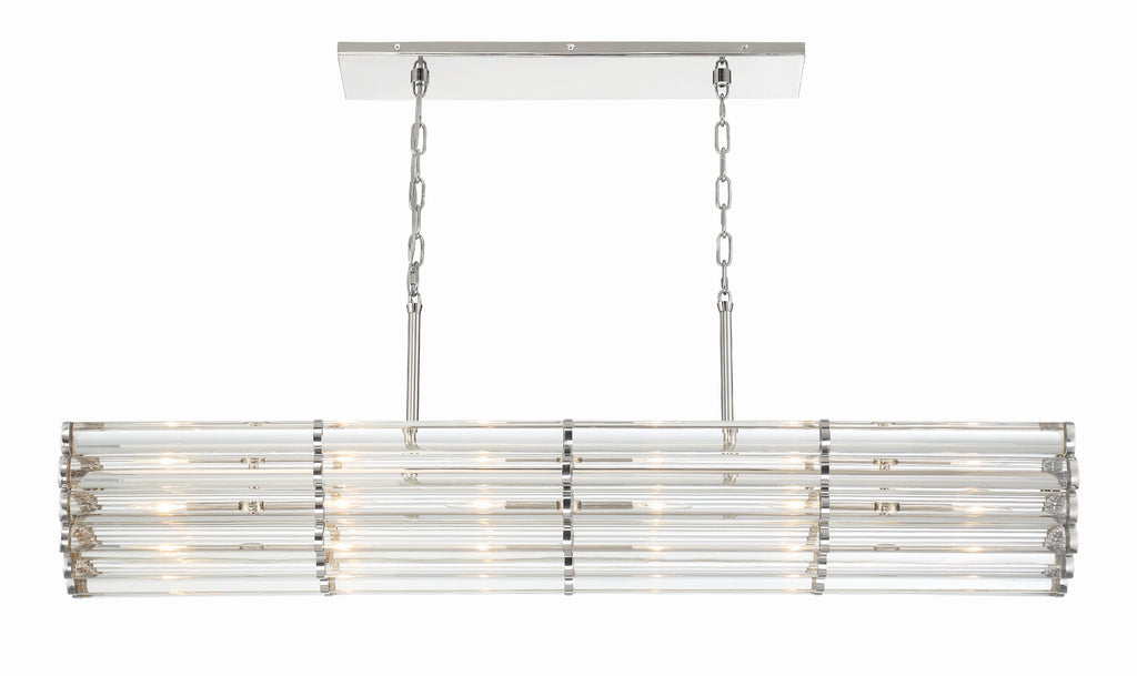 Libby Langdon Elliot 6 Light Linear Chandelier