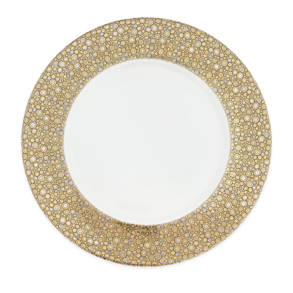 Ellington Shimmer Gold And Platinum Charger Plate