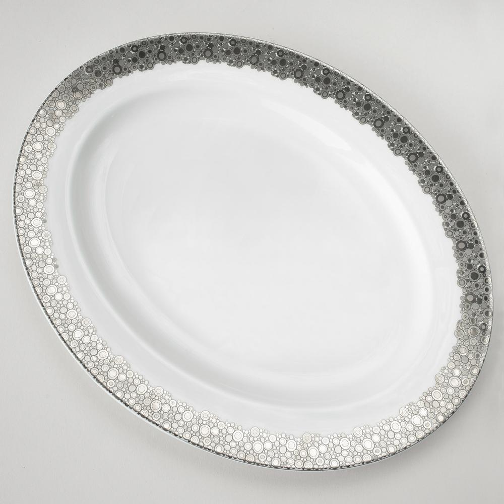 Ellington Shine Platinum Large Oval Platter