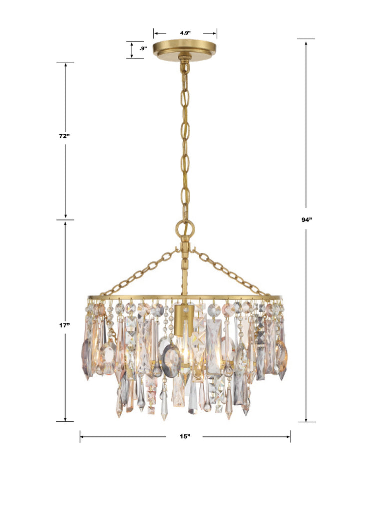 Elsa 3 Light Chandelier