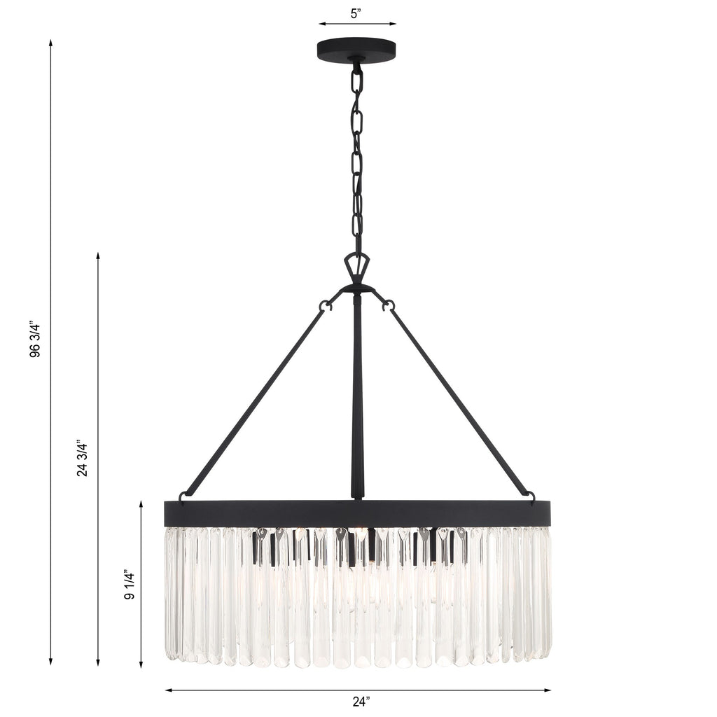 Emory 8 Light Chandelier