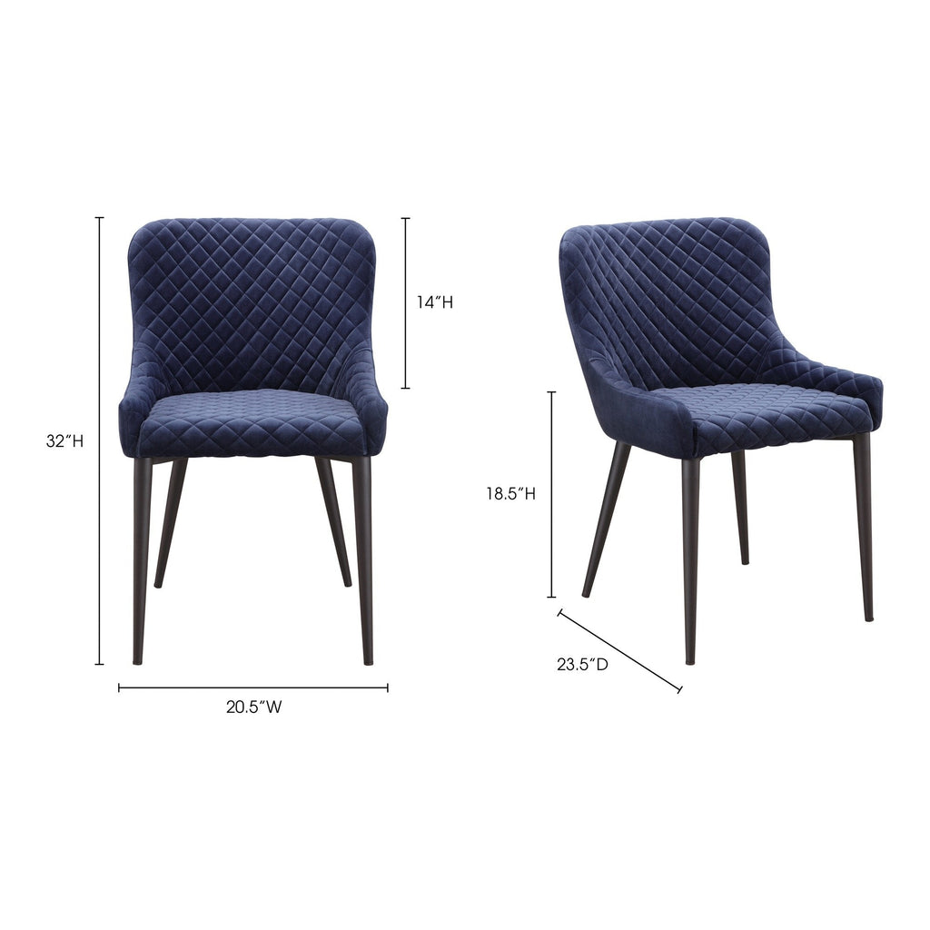 Etta Dining Chair, Blue