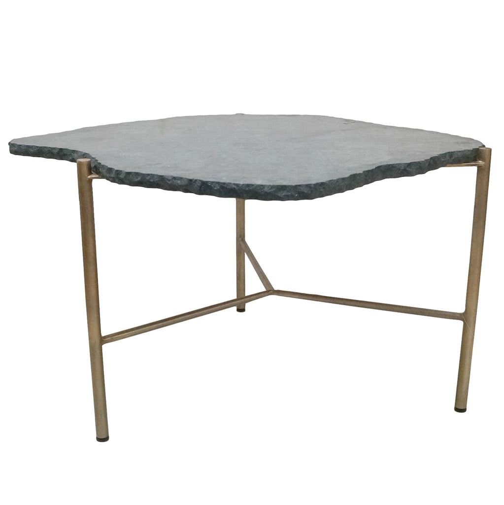 Earth Wind & Fire Sculpture Coffee Table - Green Marble