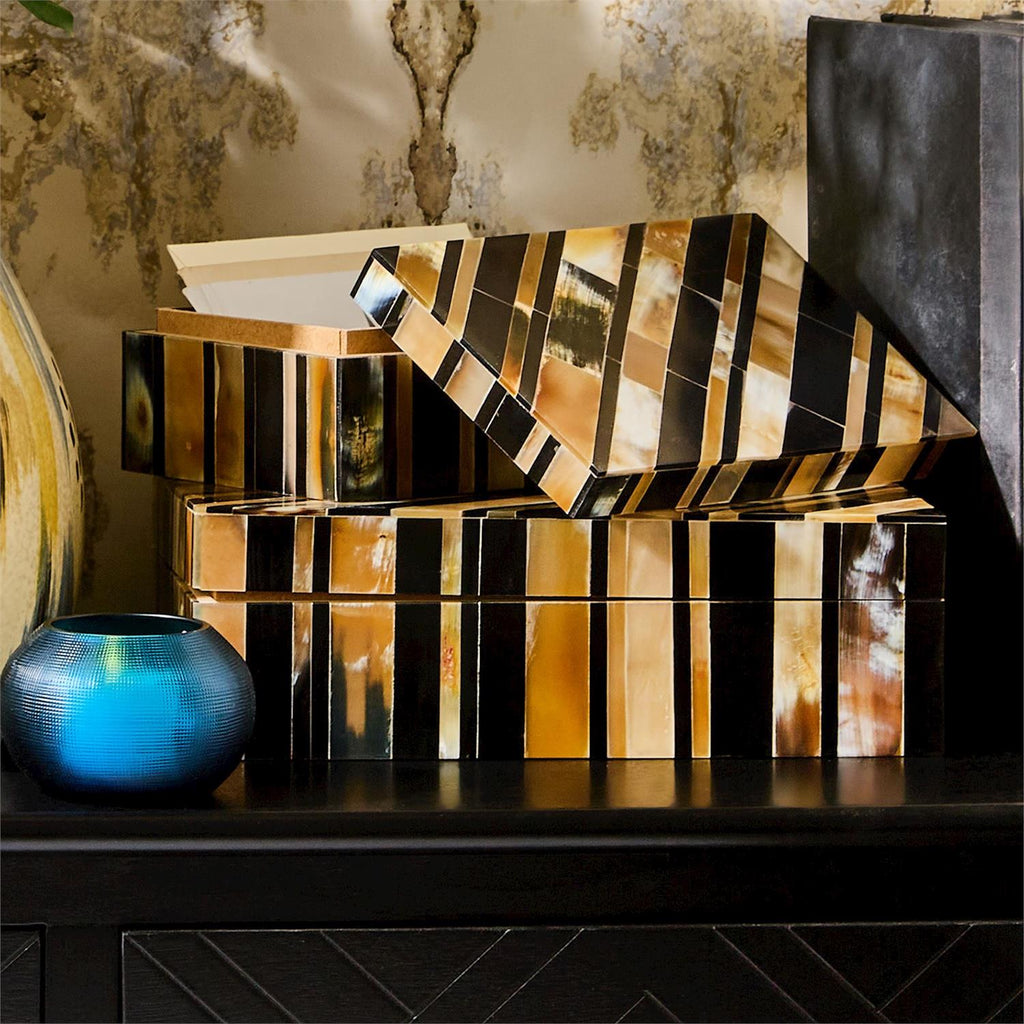 Horn S/2 Covered Box