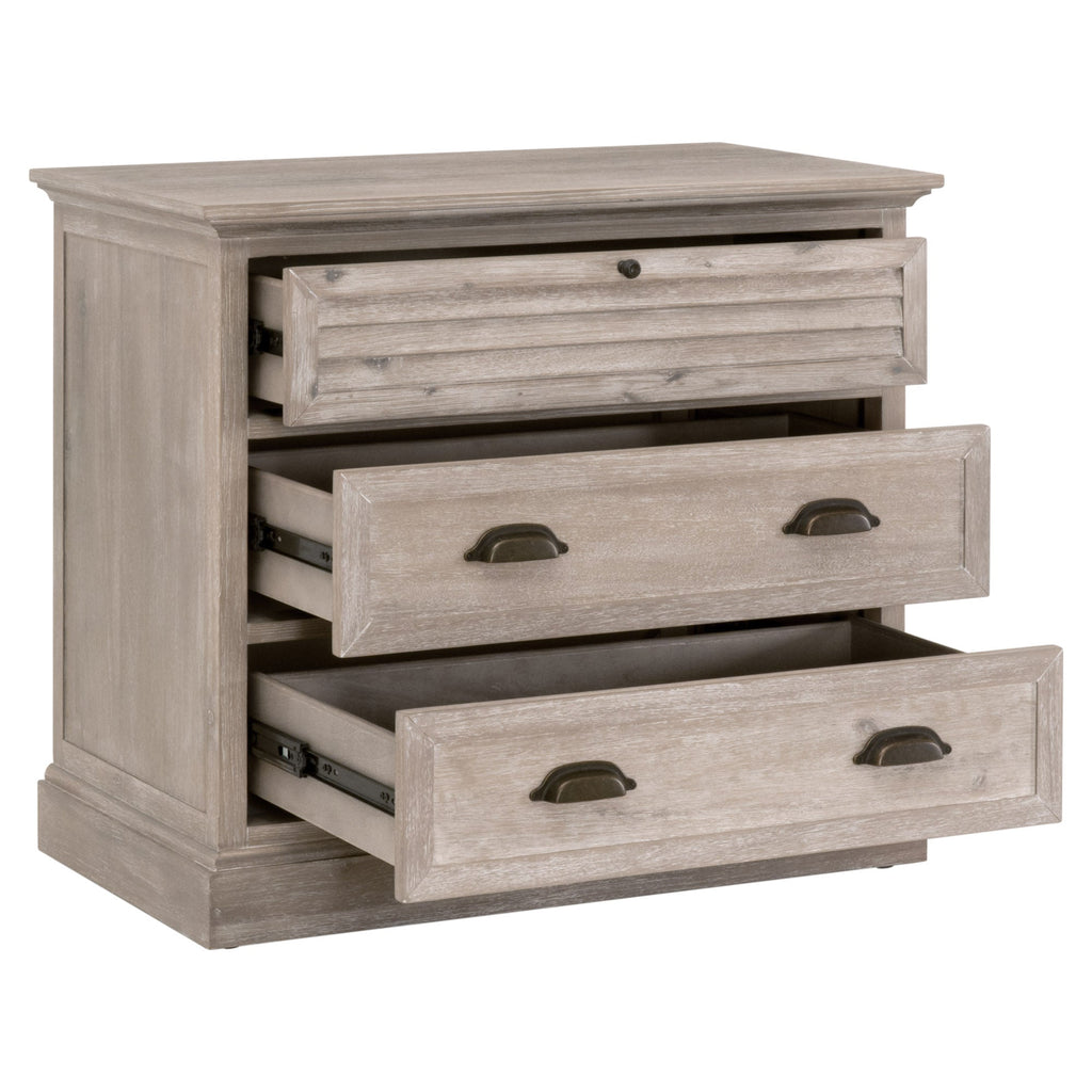 Eden 3-Drawer Nightstand