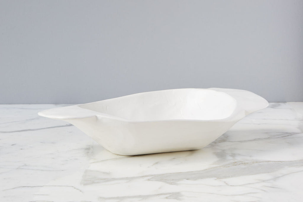 Mod White Dough Bowl, Small