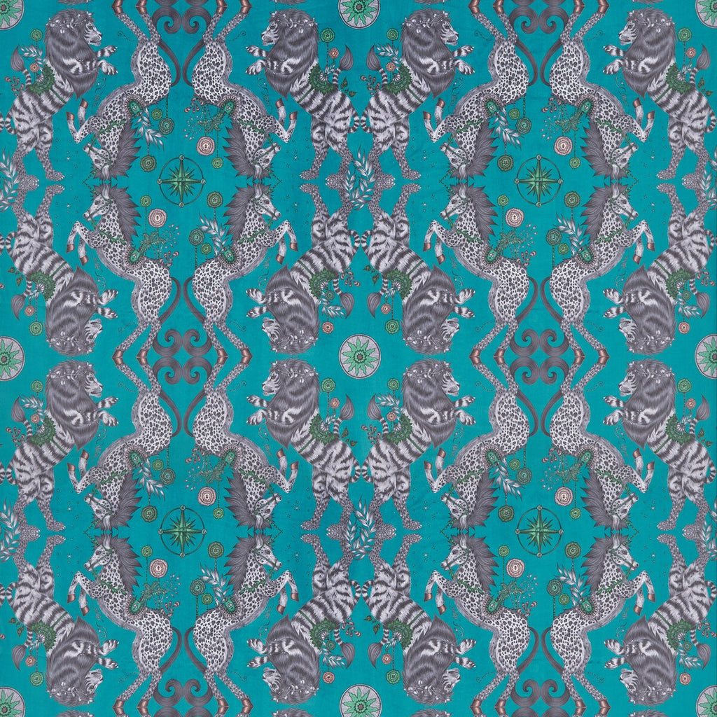 Caspian Velvet - Teal