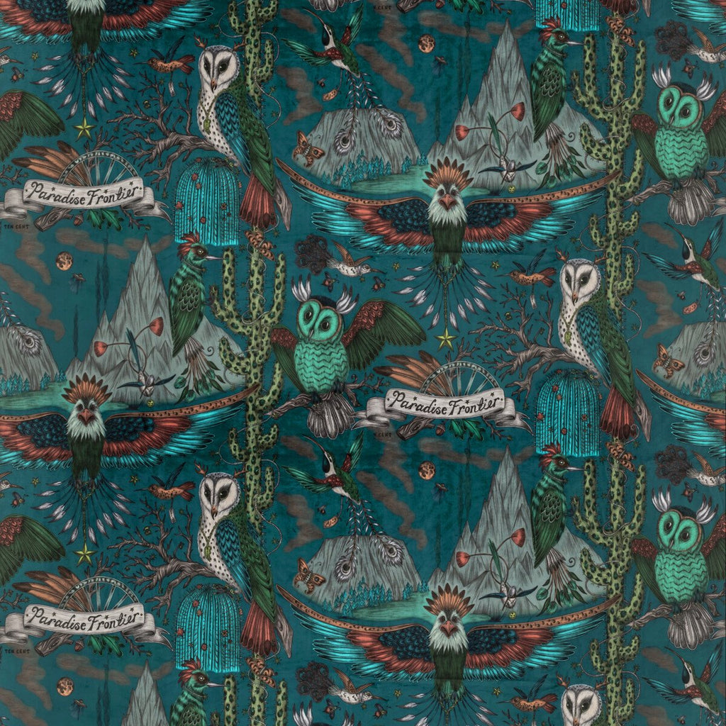 Frontier Velvet - Teal