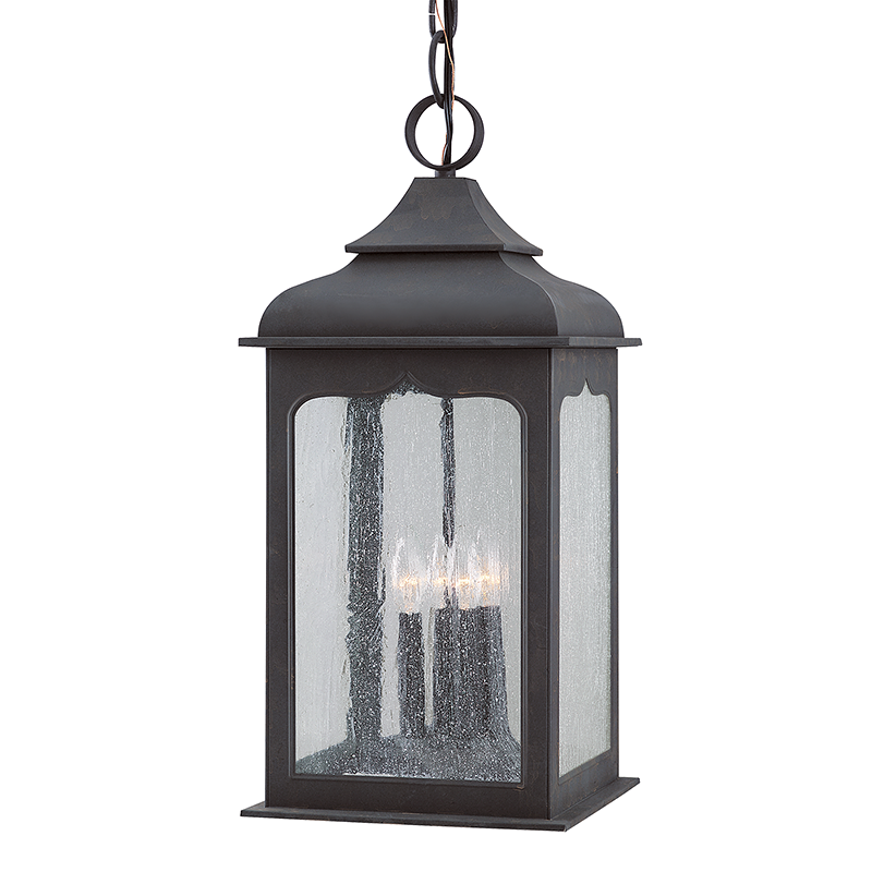 Henry Street Hanging Lantern 23" - Colonial Iron