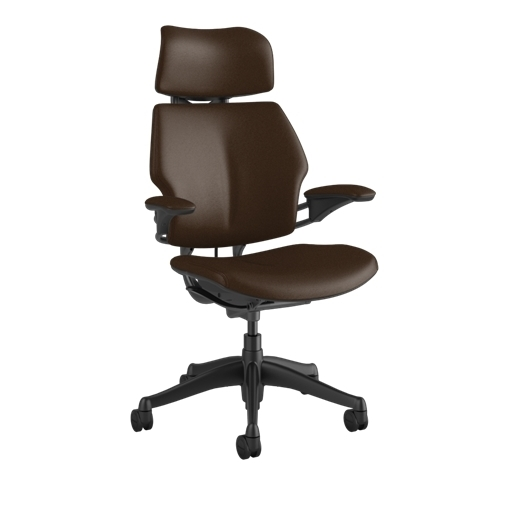 Freedom Task Chair With Headrest - Coffee