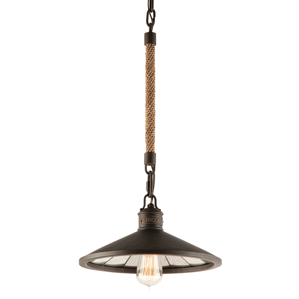 Brooklyn Pendant 12" - Brooklyn Bronze