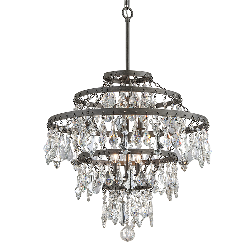 Meritage Chandelier 28" - Graphite