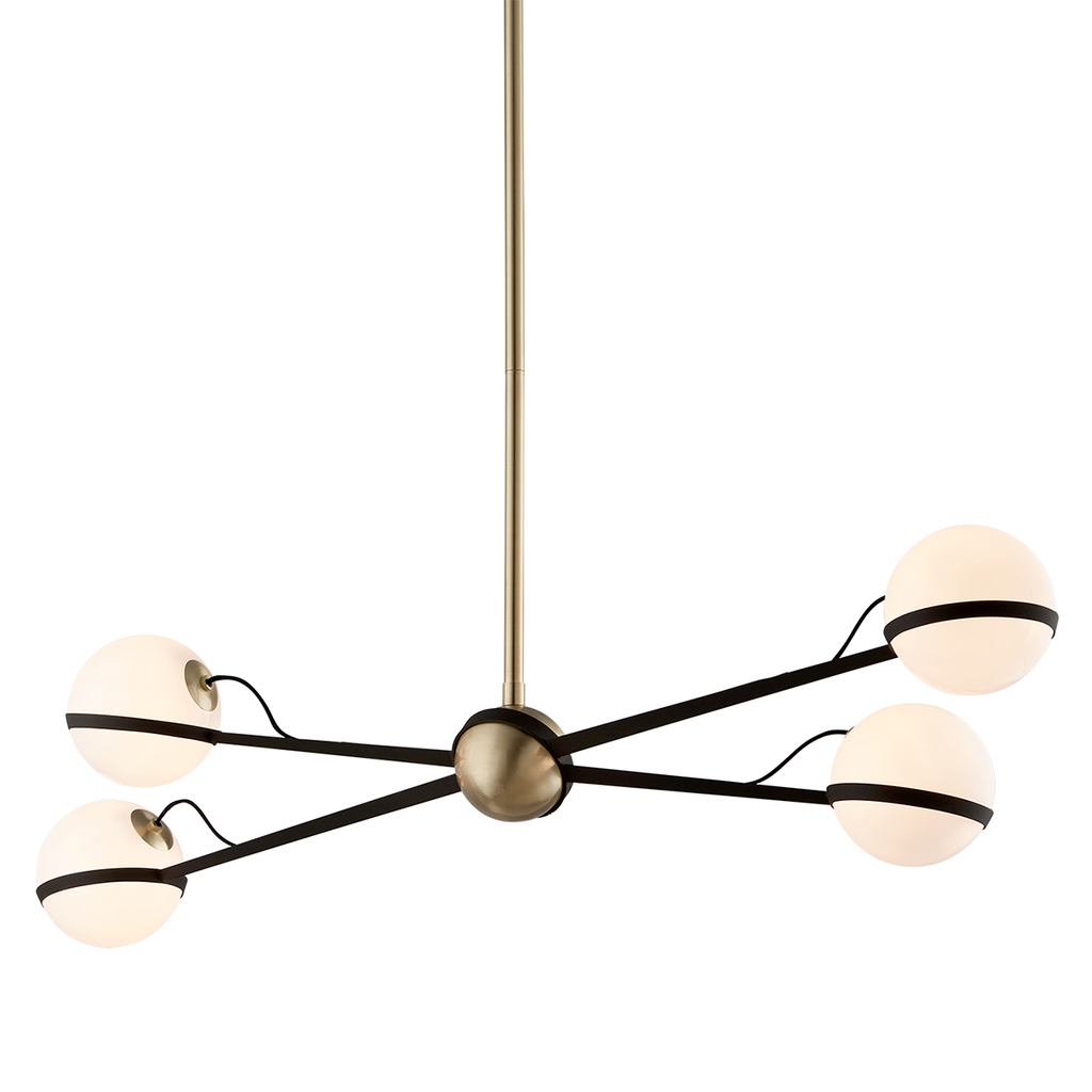 Ace Island Light 17" - Textured Bronze Brushed Brass