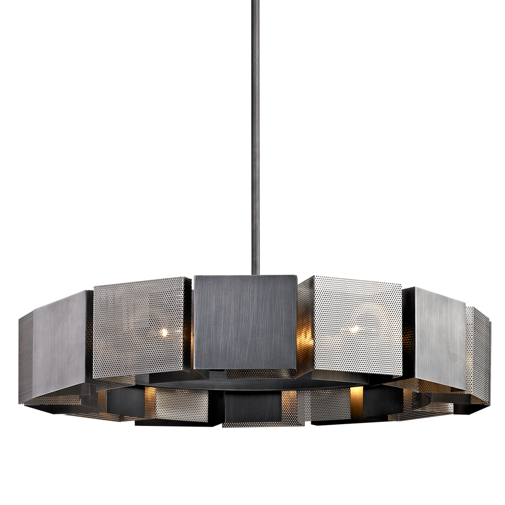 Impression Chandelier - Graphite And Satin Nickel