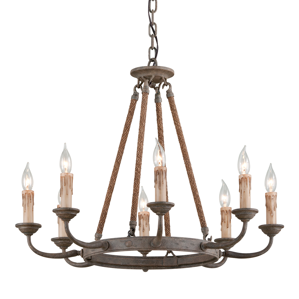 Cyrano Chandelier 22" - Earthen Bronze