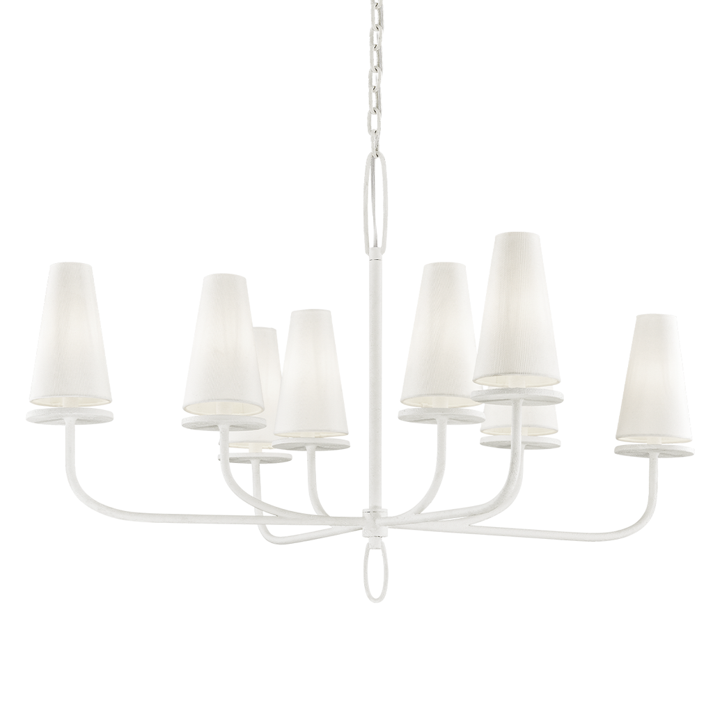 Marcel Chandelier 43" - Gesso White