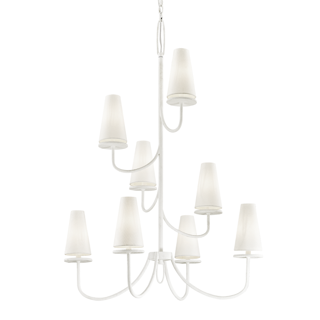 Marcel Chandelier 49" - Gesso White